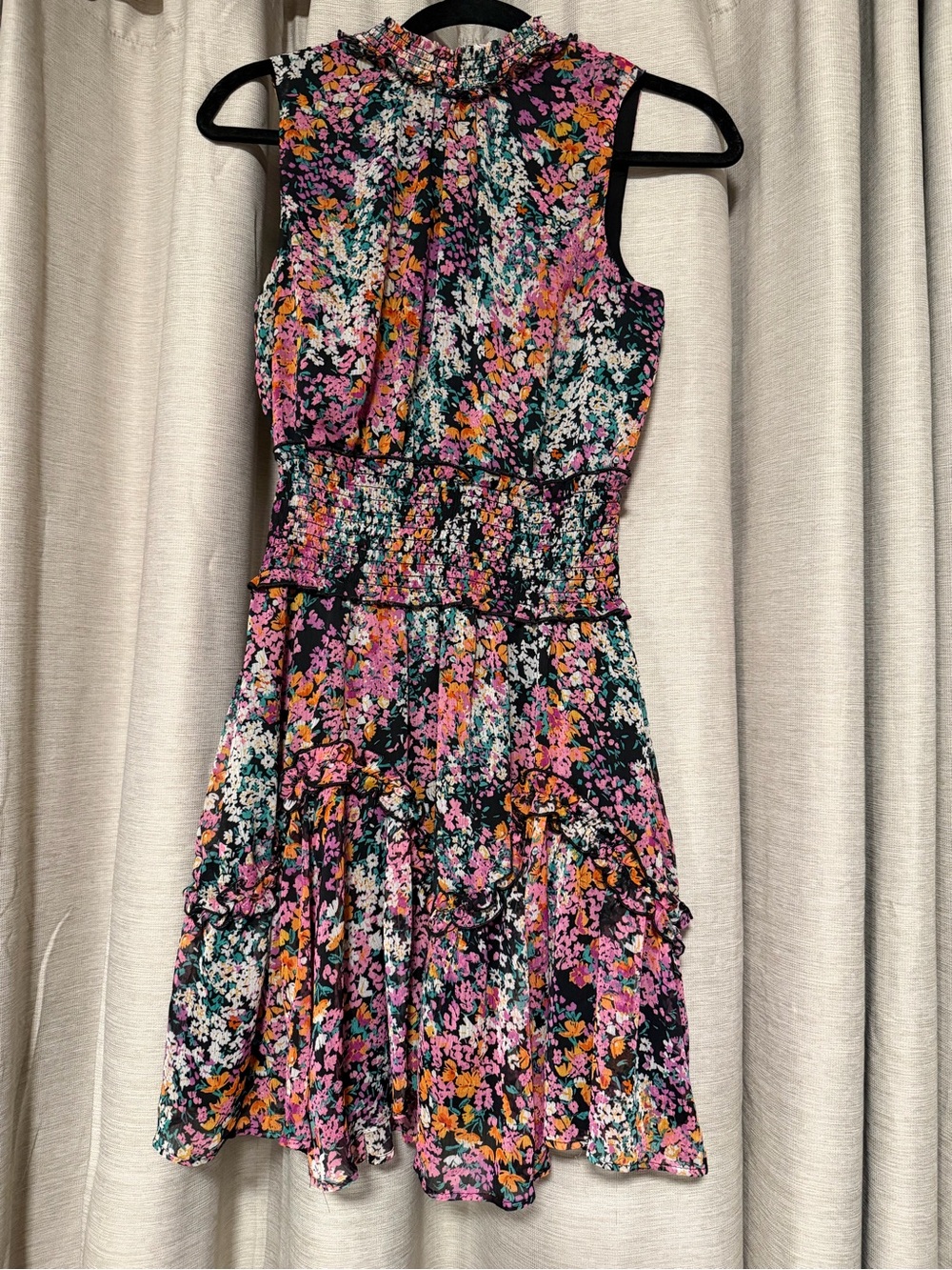 1. State Sleeveless Floral Maxi Dress in Pink, Orange, Green, White, Black